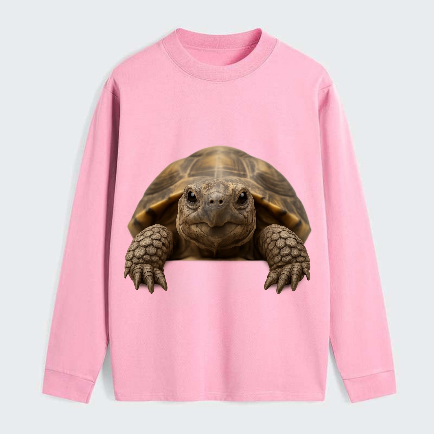Tortoise  - Classic Long Sleeve Shirt - Pink