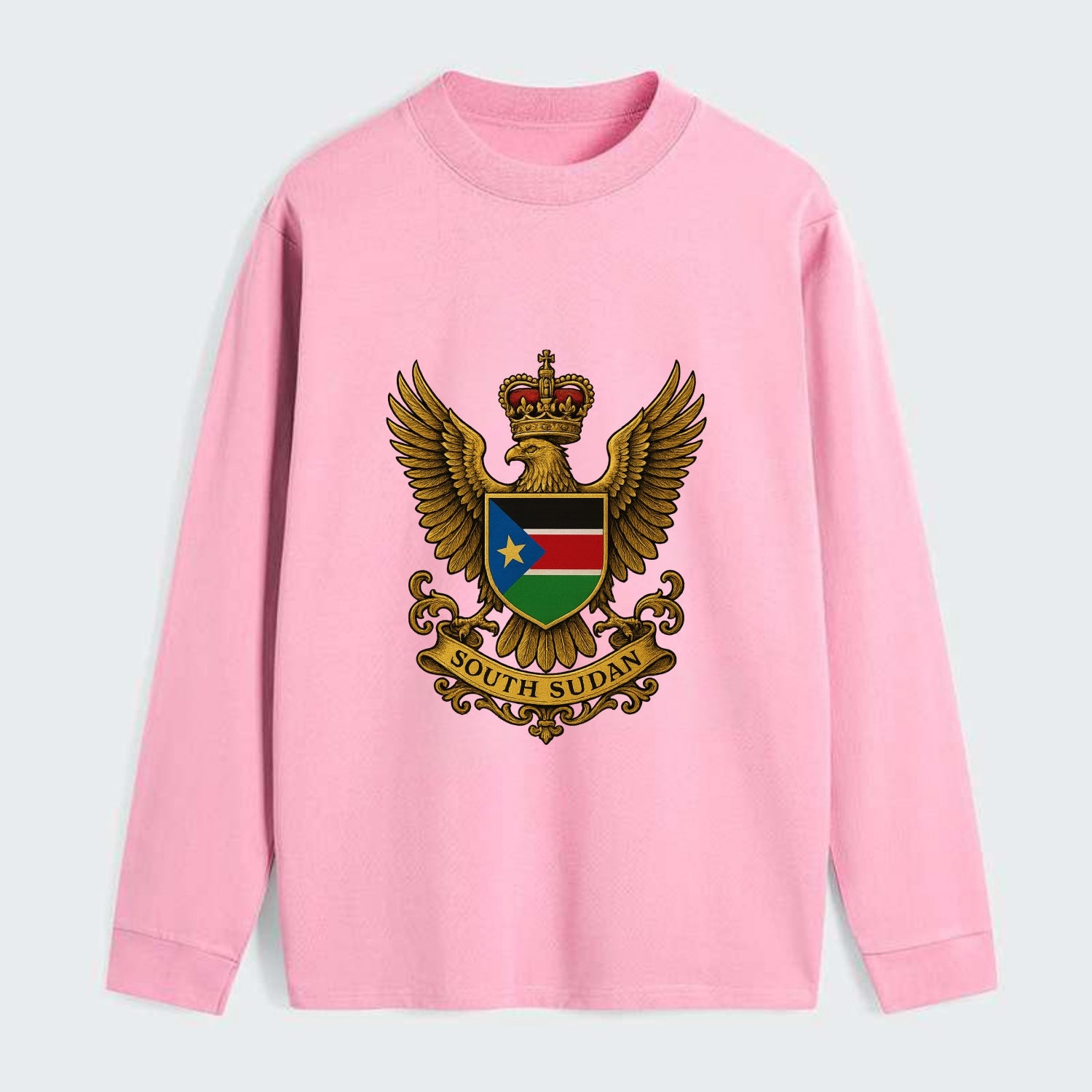 South Sudan Royal Logo - Classic Long Sleeve Shirt - Pink