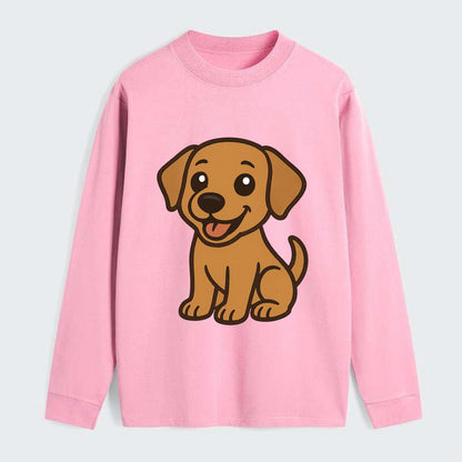 Labrador - Happy panting expression - Classic Long Sleeve Shirt - Pink