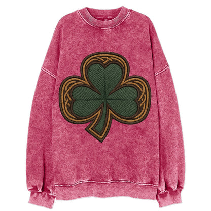 Shamrock  - Vintage Sweatshirt - Pink