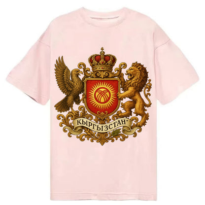 Kyrgyzstan Tunduk Emblem  - Classic T-shirt - Pink