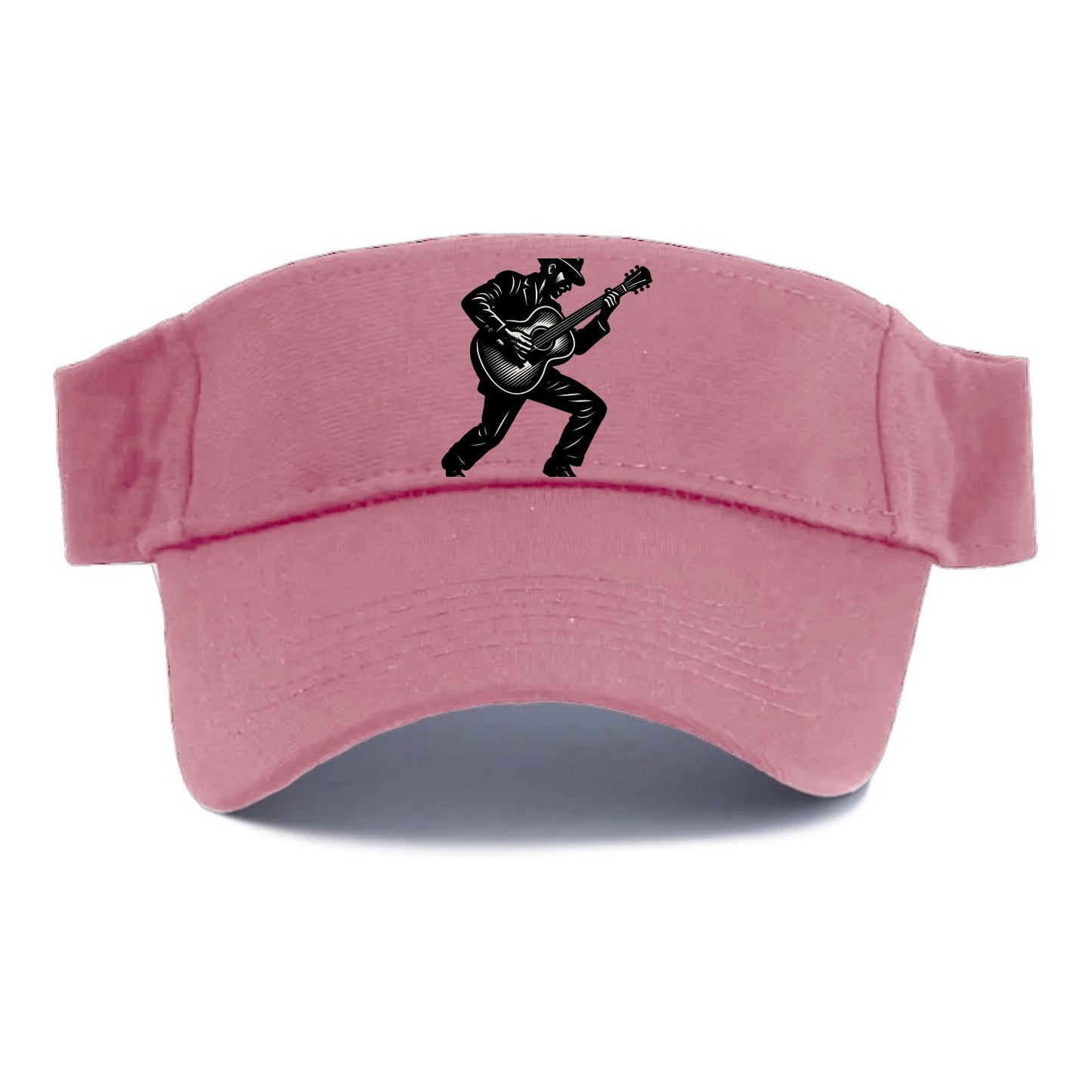 Guitarist playing acoustic guitar - Visor - Pink