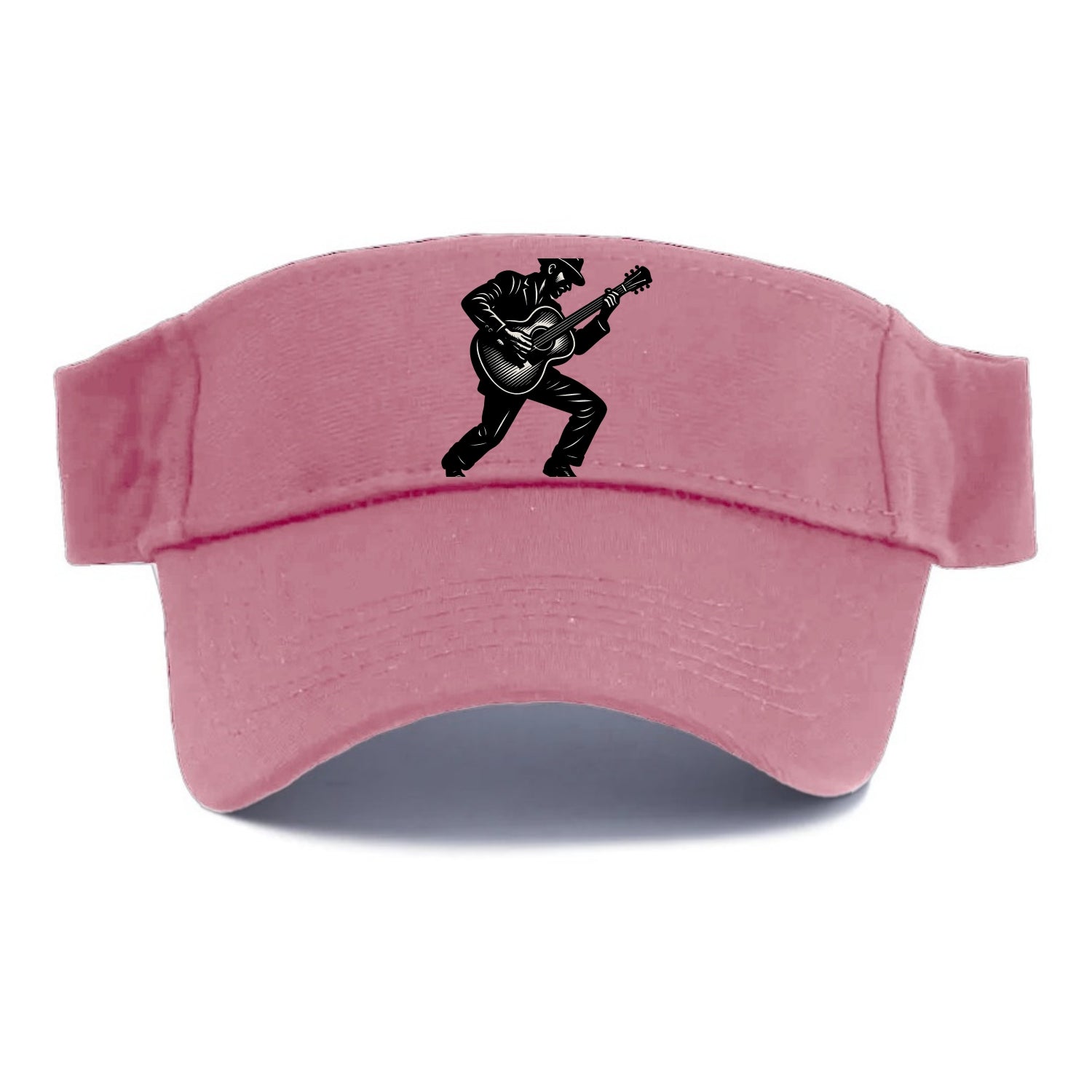 Guitarist playing acoustic guitar - Visor - Pink