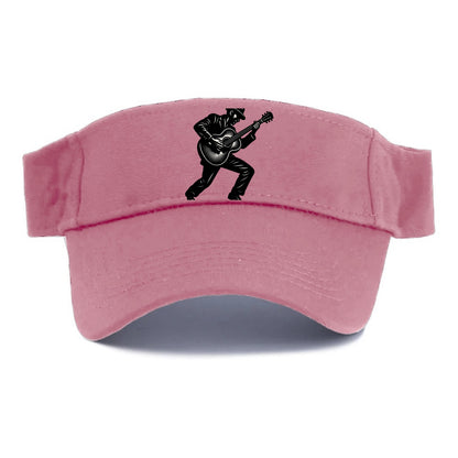 Guitarist playing acoustic guitar - Visor - Pink