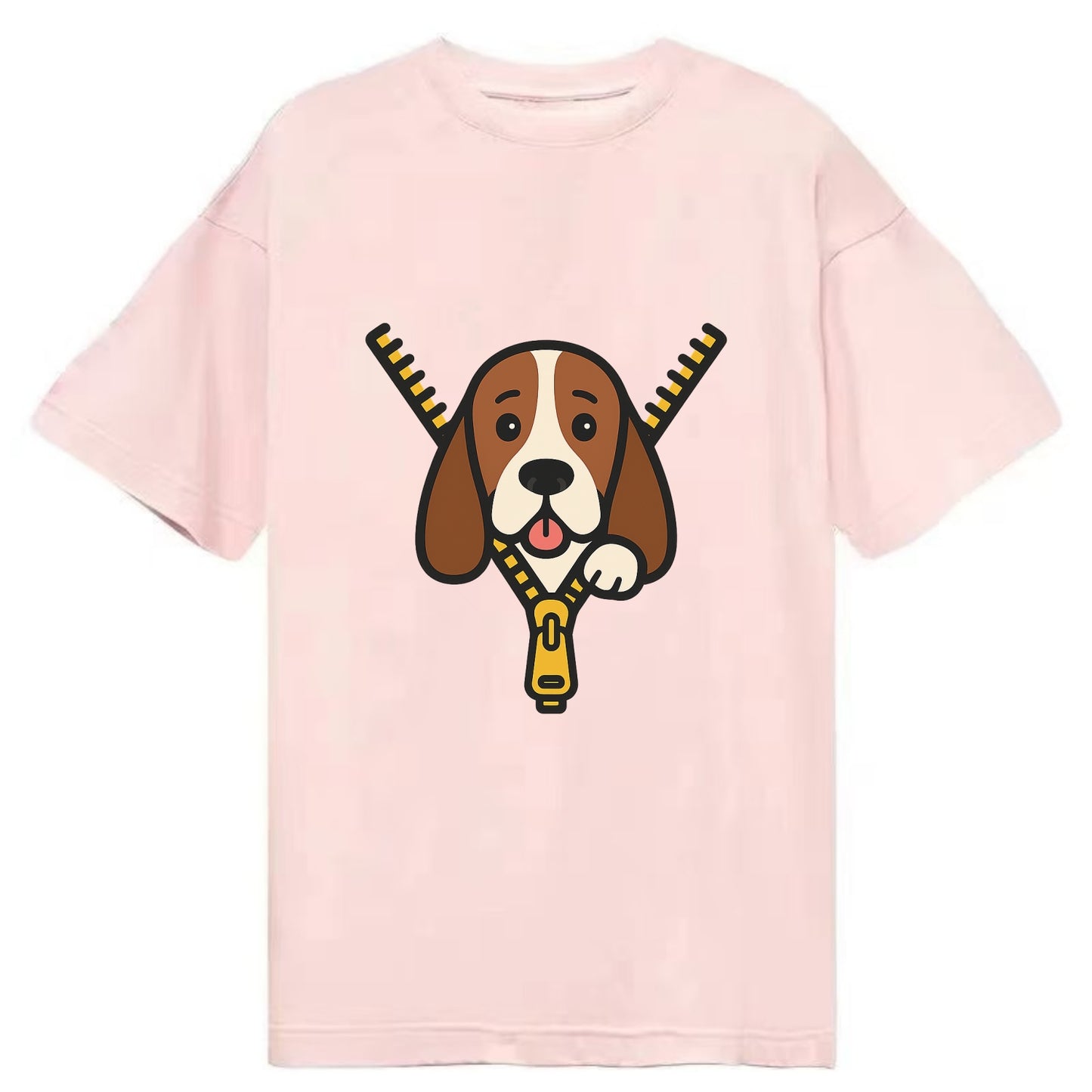 Basset Hound - Classic T-shirt - Pink