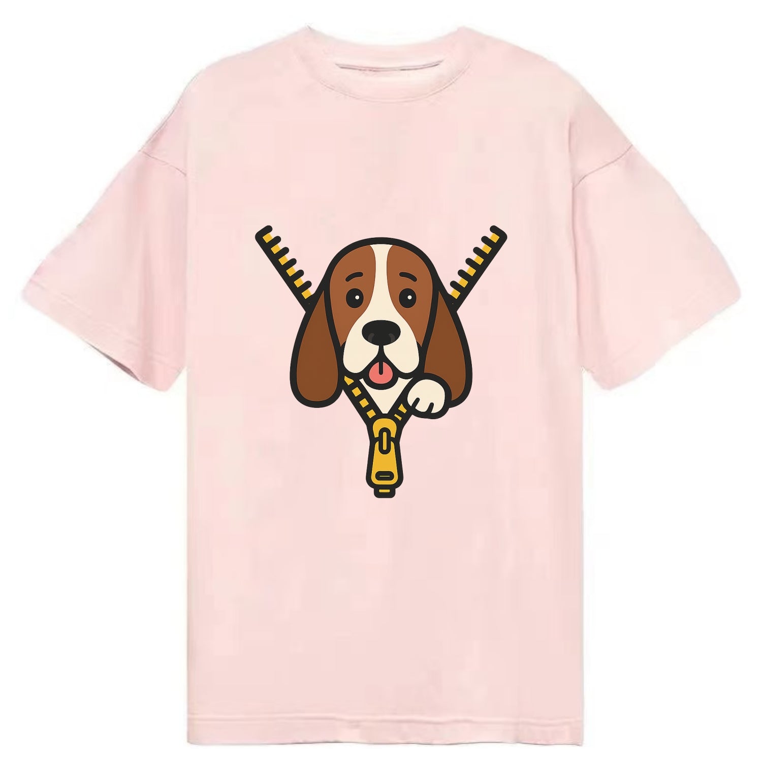 Basset Hound - Classic T-shirt - Pink