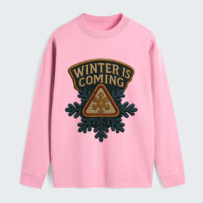 Winter Is Coming  - Classic Long Sleeve Shirt - Pink