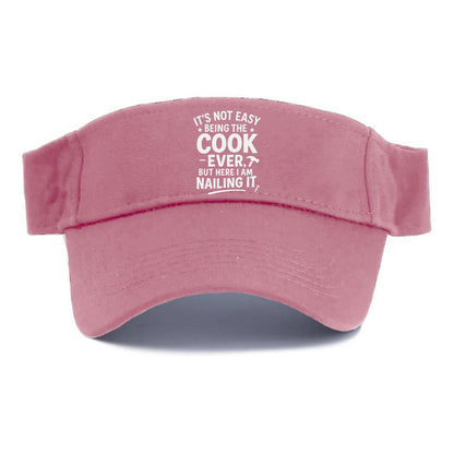 It's not easy being the best COOK ever, but here I am nailing it - Visor - Pink