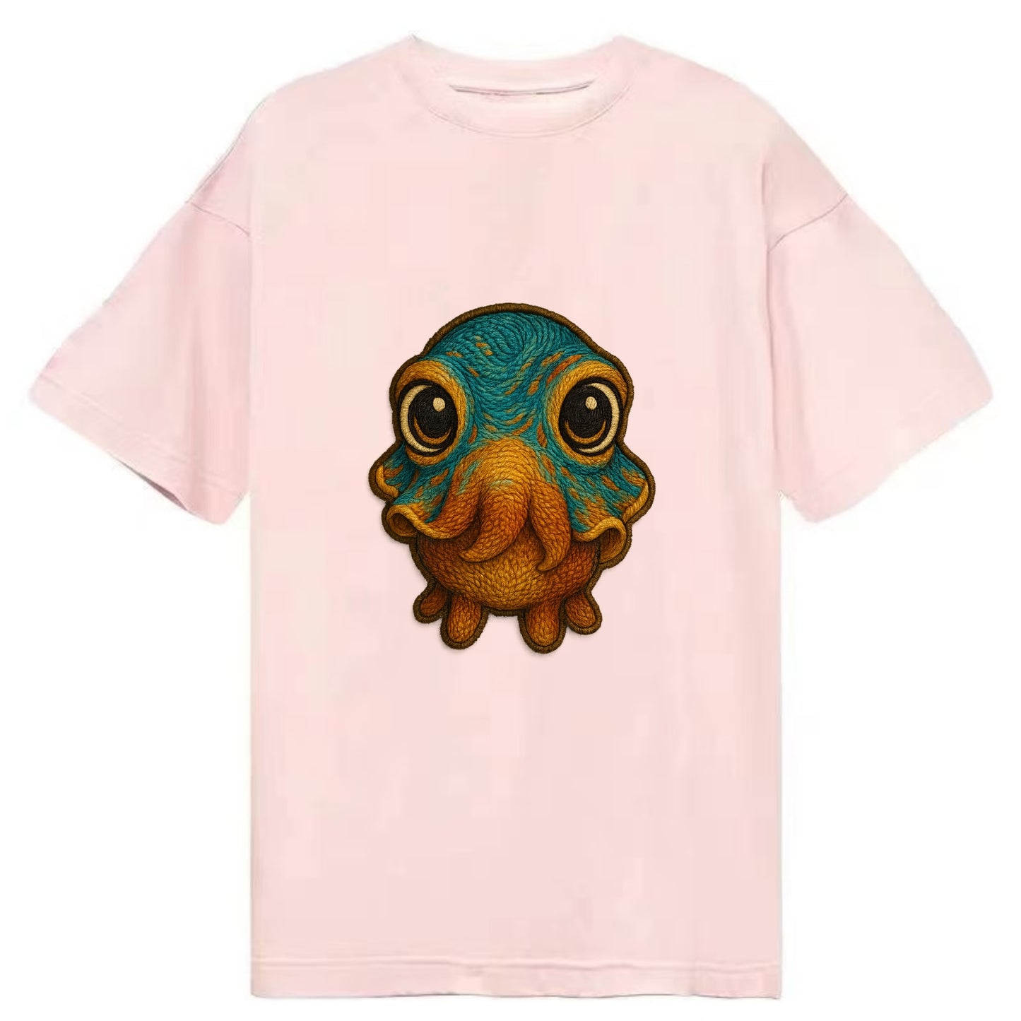 Baby Cuttlefish - color-changing skin, W-shaped pupil, front-facing, hypnotic cute - Classic T-shirt - Pink