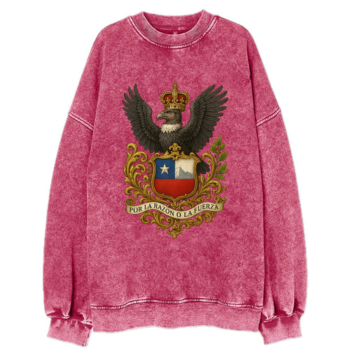 Chile Andean Condor Emblem  - Vintage Sweatshirt