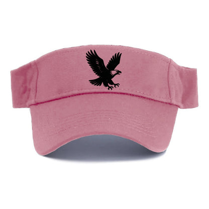 Eagle in flight - liberty and independence ink brushstrokes - Visor - Pink