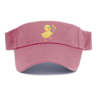Yellow Duckling - Visor - Pink