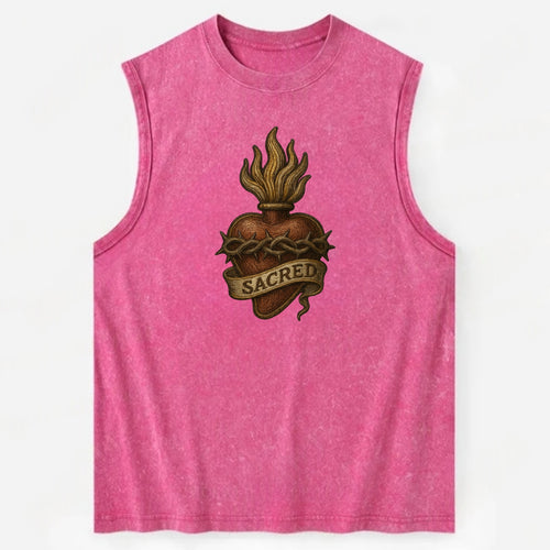 Sacred Heart  - Vintage Washed Tank