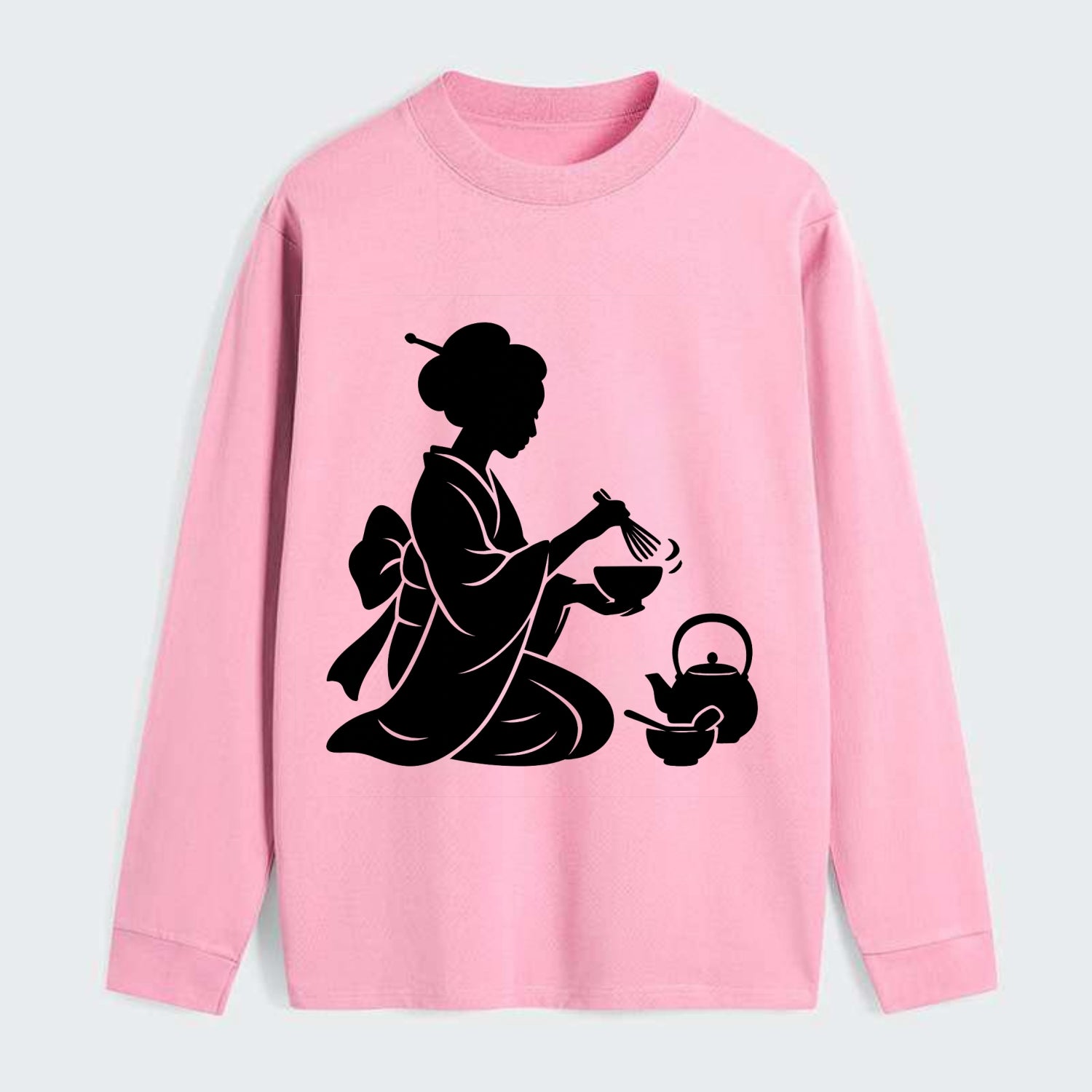 Geisha traditional tea ceremony - Classic Long Sleeve Shirt - Pink