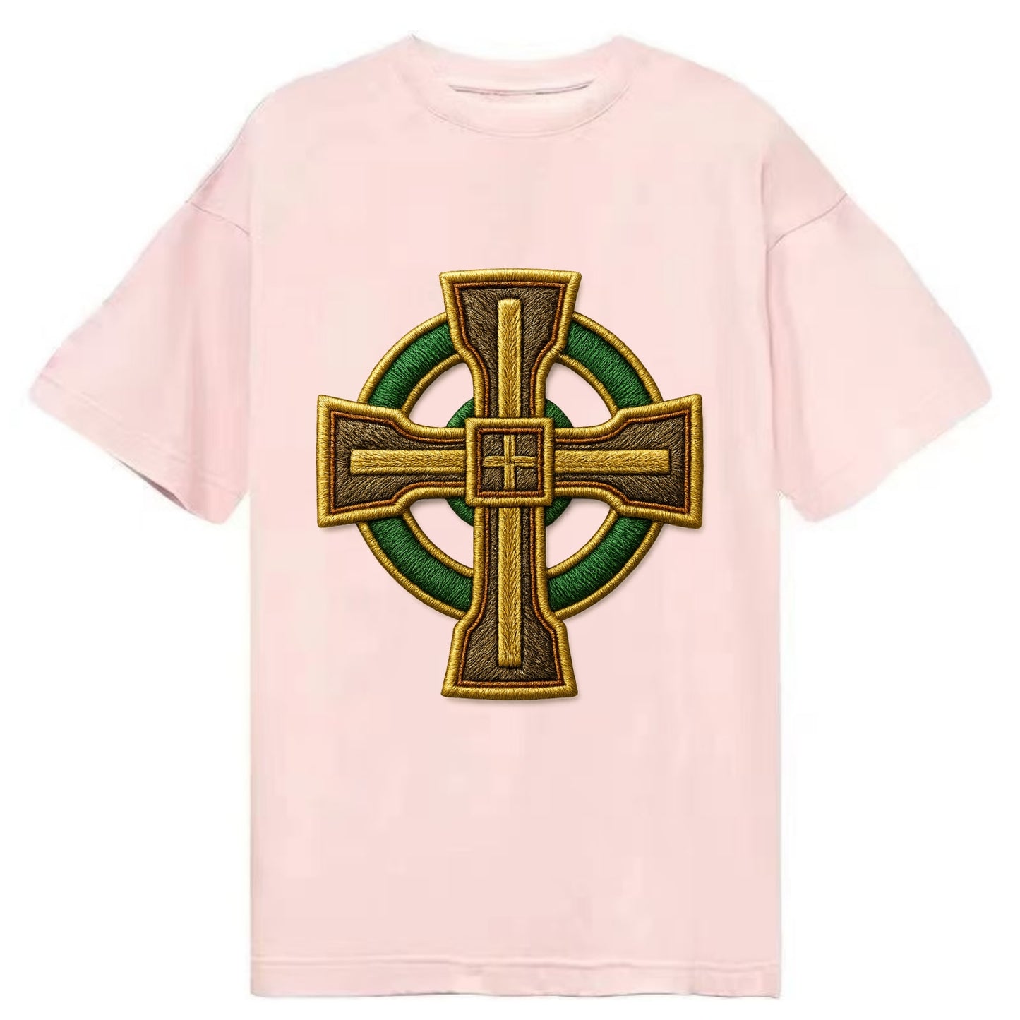 Durrow Cross - Classic T-shirt - Pink