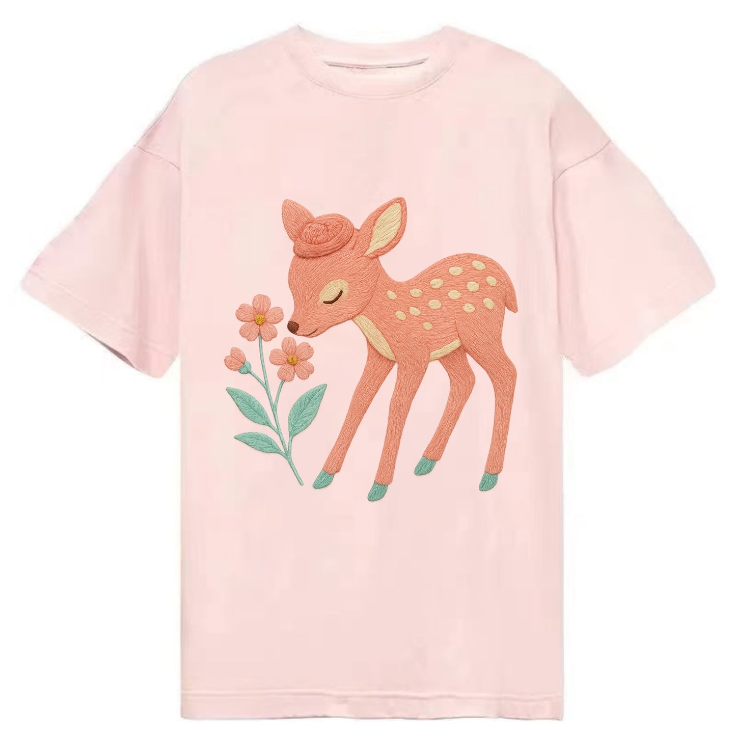 Coral Fawn - Classic T-shirt - Pink