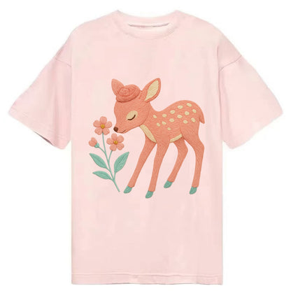 Coral Fawn - Classic T-shirt - Pink
