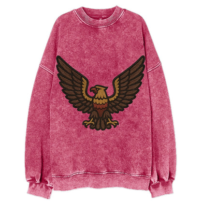 Eagle Wings  - Vintage Sweatshirt - Pink
