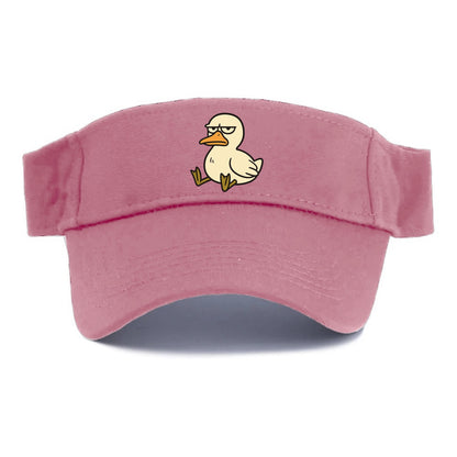 The Duck Judging Silently - Visor - Pink