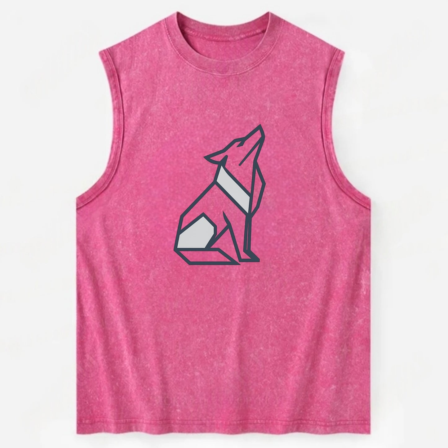 Titanium Wolf Strong  - Vintage Washed Tank - Pink