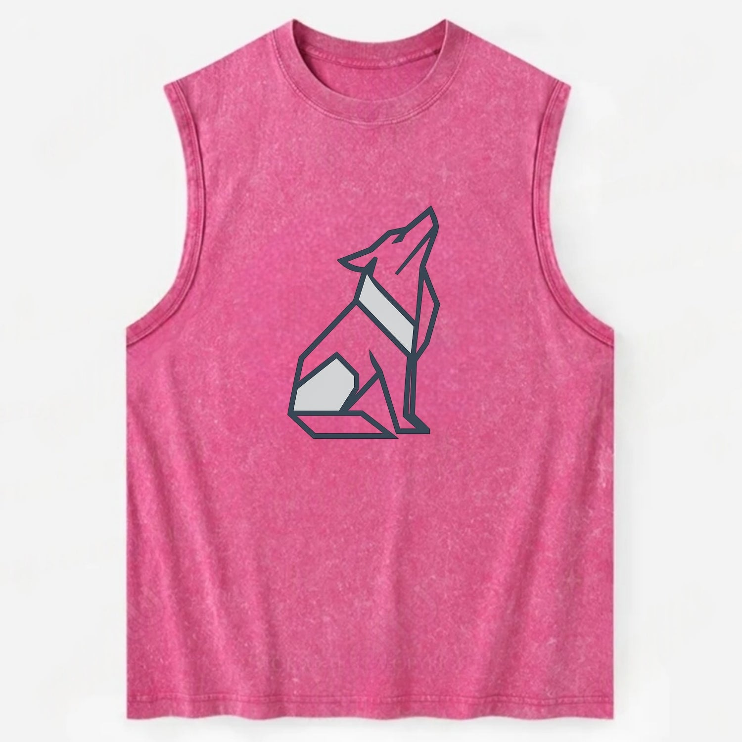 Titanium Wolf Strong  - Vintage Washed Tank - Pink