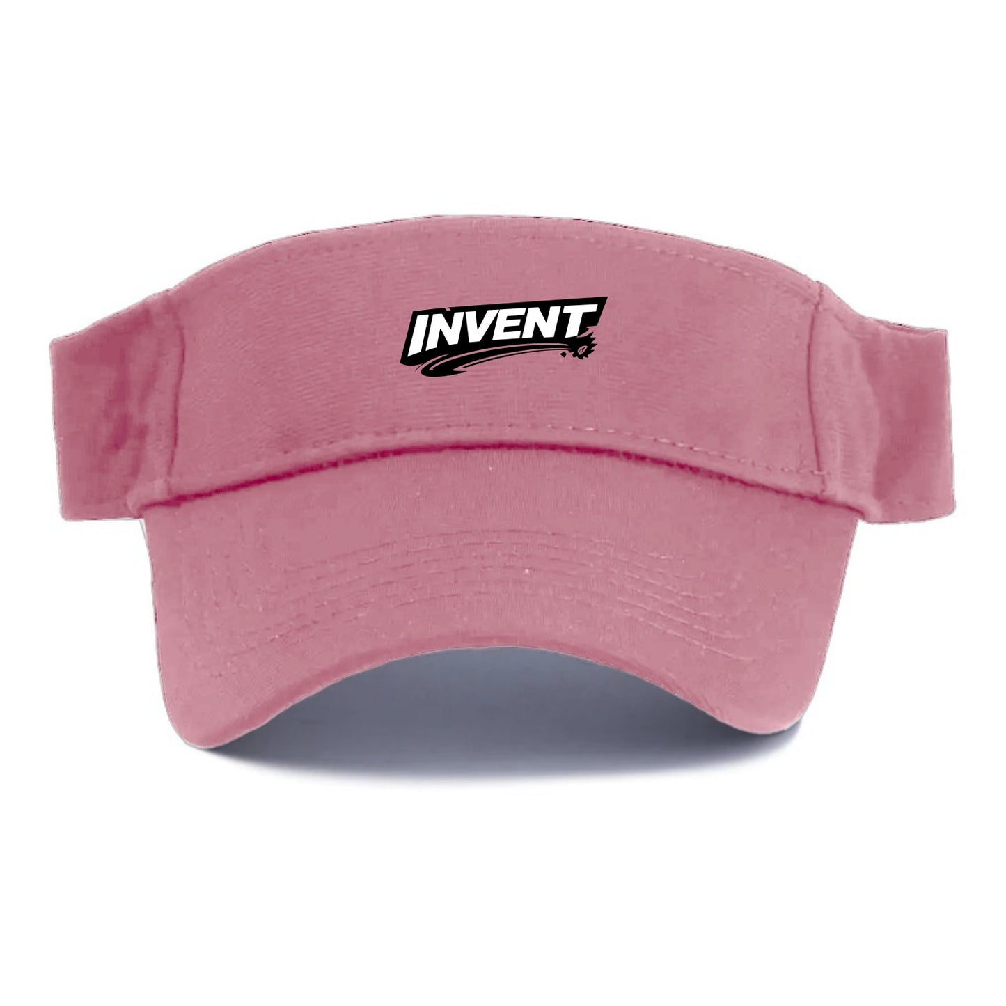 Bold typography design - "INVENT" - creating new things, originating - Visor - Pink