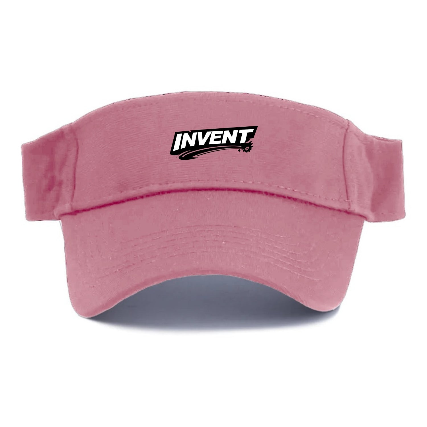 Bold typography design - "INVENT" - creating new things, originating - Visor - Pink