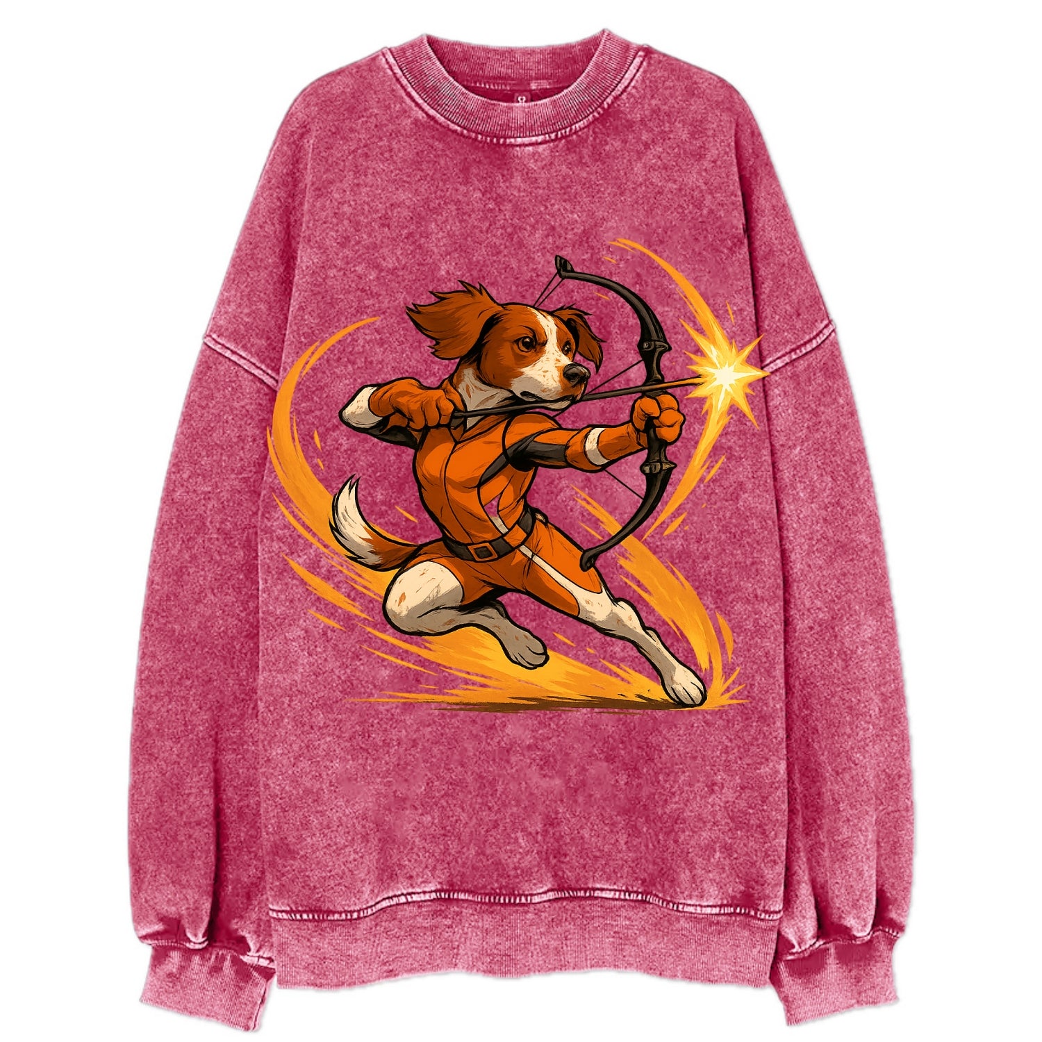 Brittany Hawkeye  - Vintage Sweatshirt - Pink