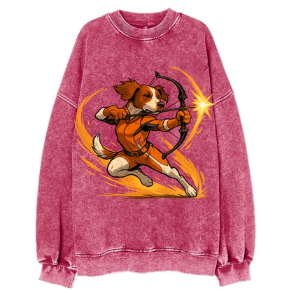 Brittany Hawkeye  - Vintage Sweatshirt - Pink