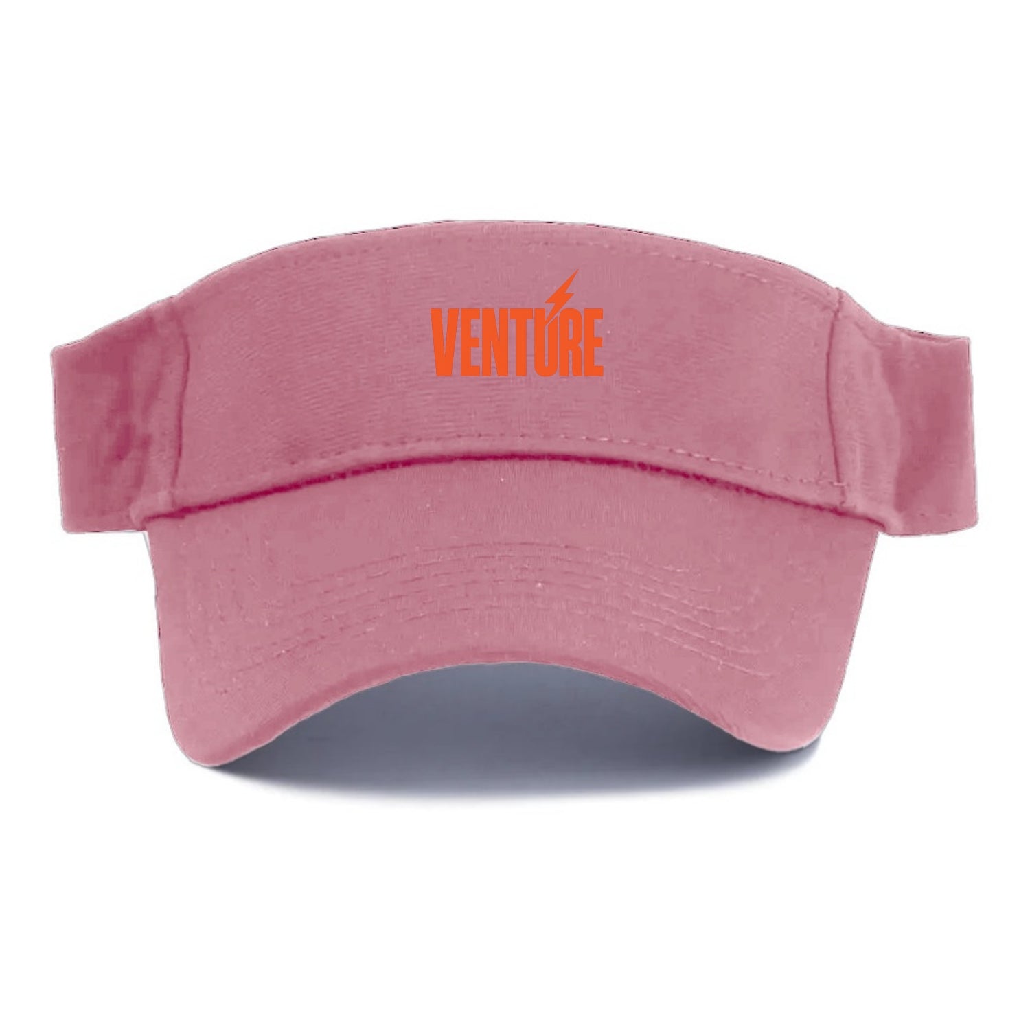 Bold typography design - "VENTURE" - taking risks, bold exploration - Visor - Pink