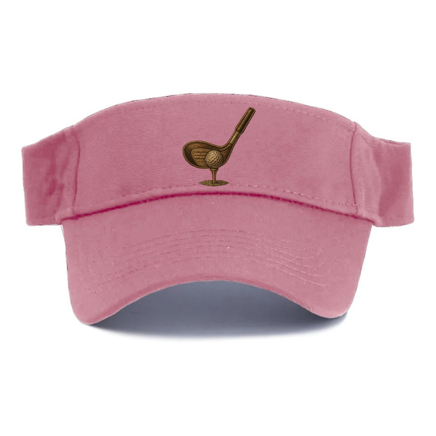 Golf Club and Ball  - Visor - Pink