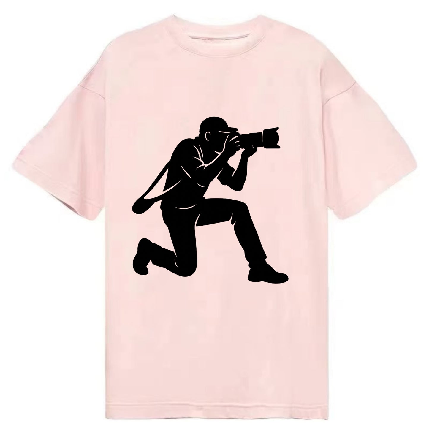 Photographer capturing perfect shot - Classic T-shirt - Pink
