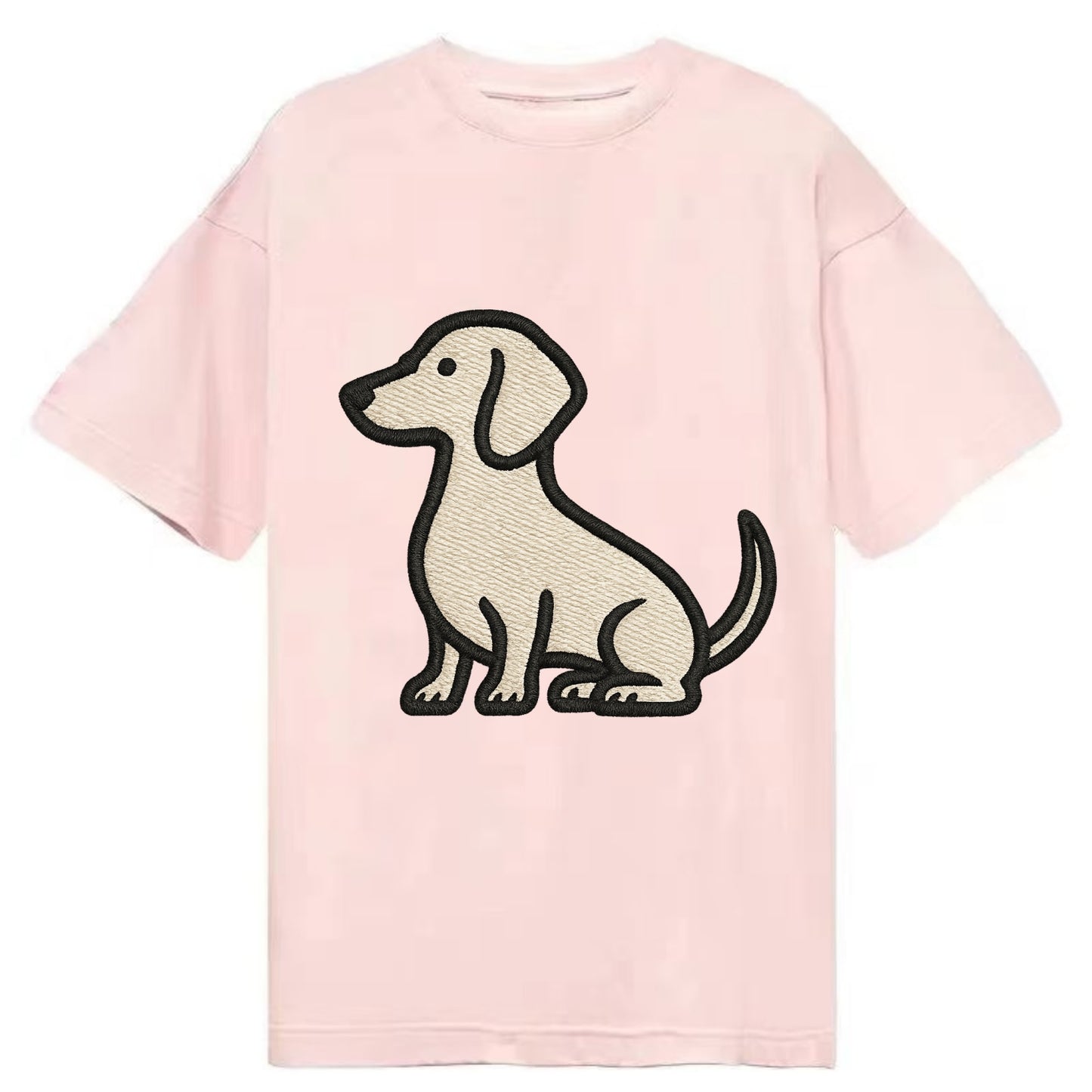 Dachshund - Long body profile view - Cla Classic T-shirt - Pink