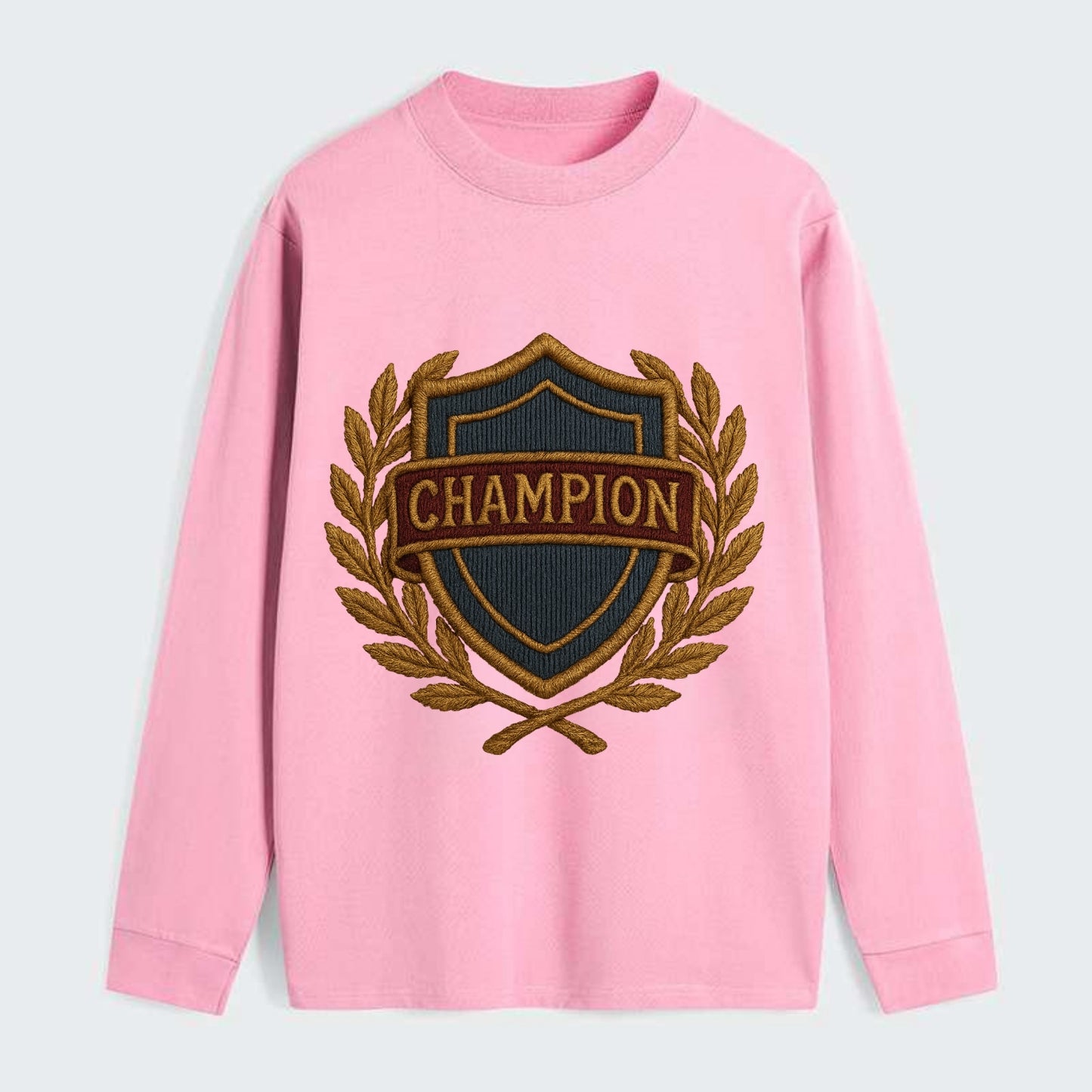 Champion Shield  - Classic Long Sleeve Shirt - Pink