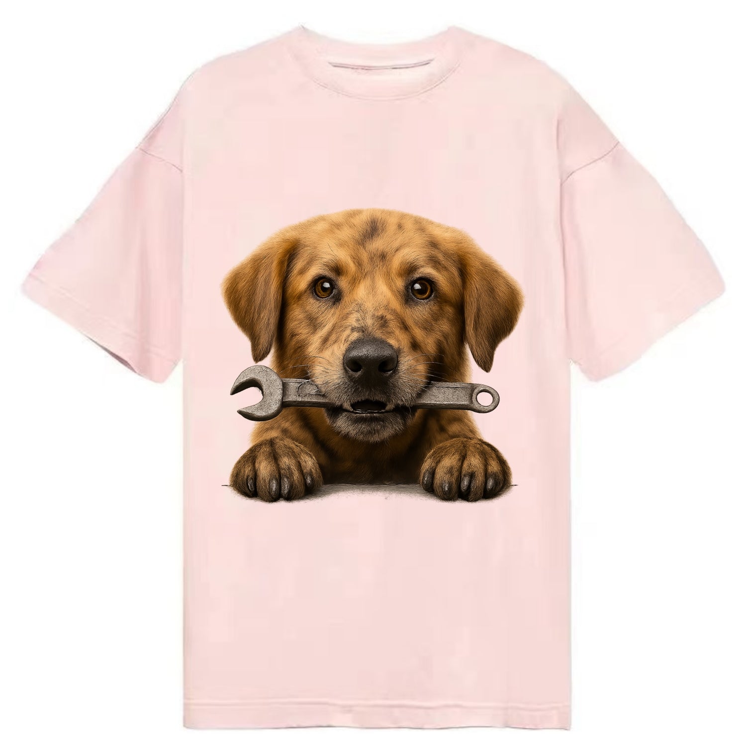 Mechanic Dog  - Classic T-shirt - Pink