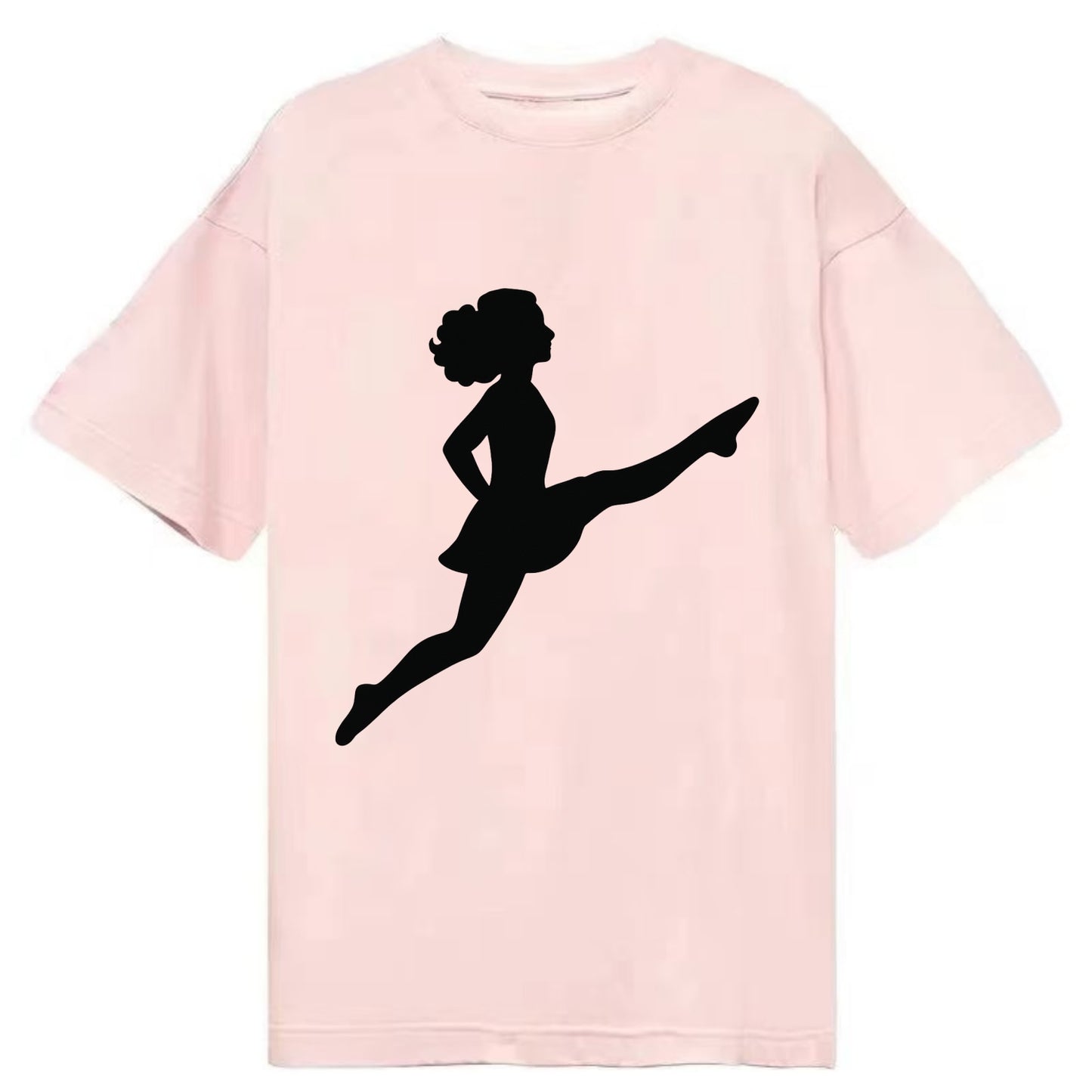 Irish step dancer Riverdance leap - Classic T-shirt - Pink