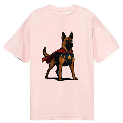 Belgian Malinois Guardian Hero  - Classic T-shirt - Pink