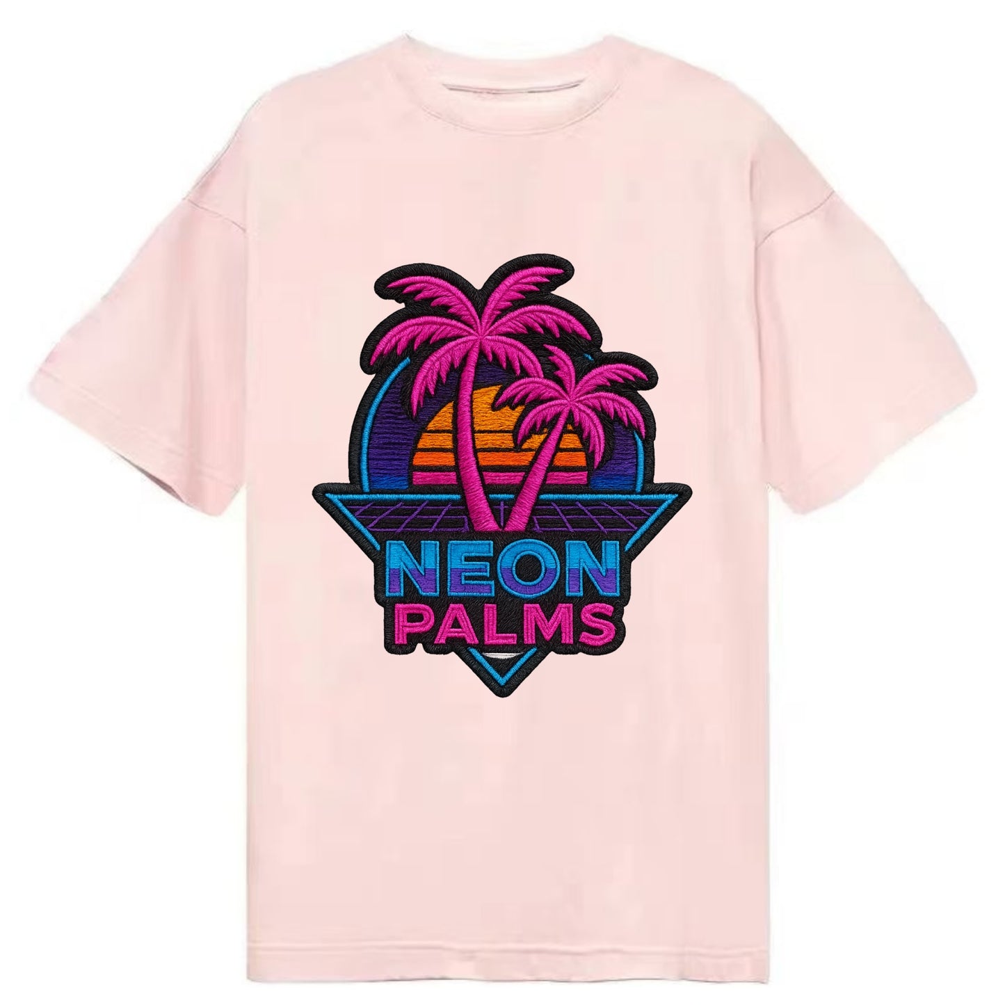 Neon Palms - Classic T-shirt - Pink