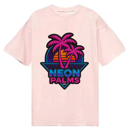 Neon Palms - Classic T-shirt - Pink