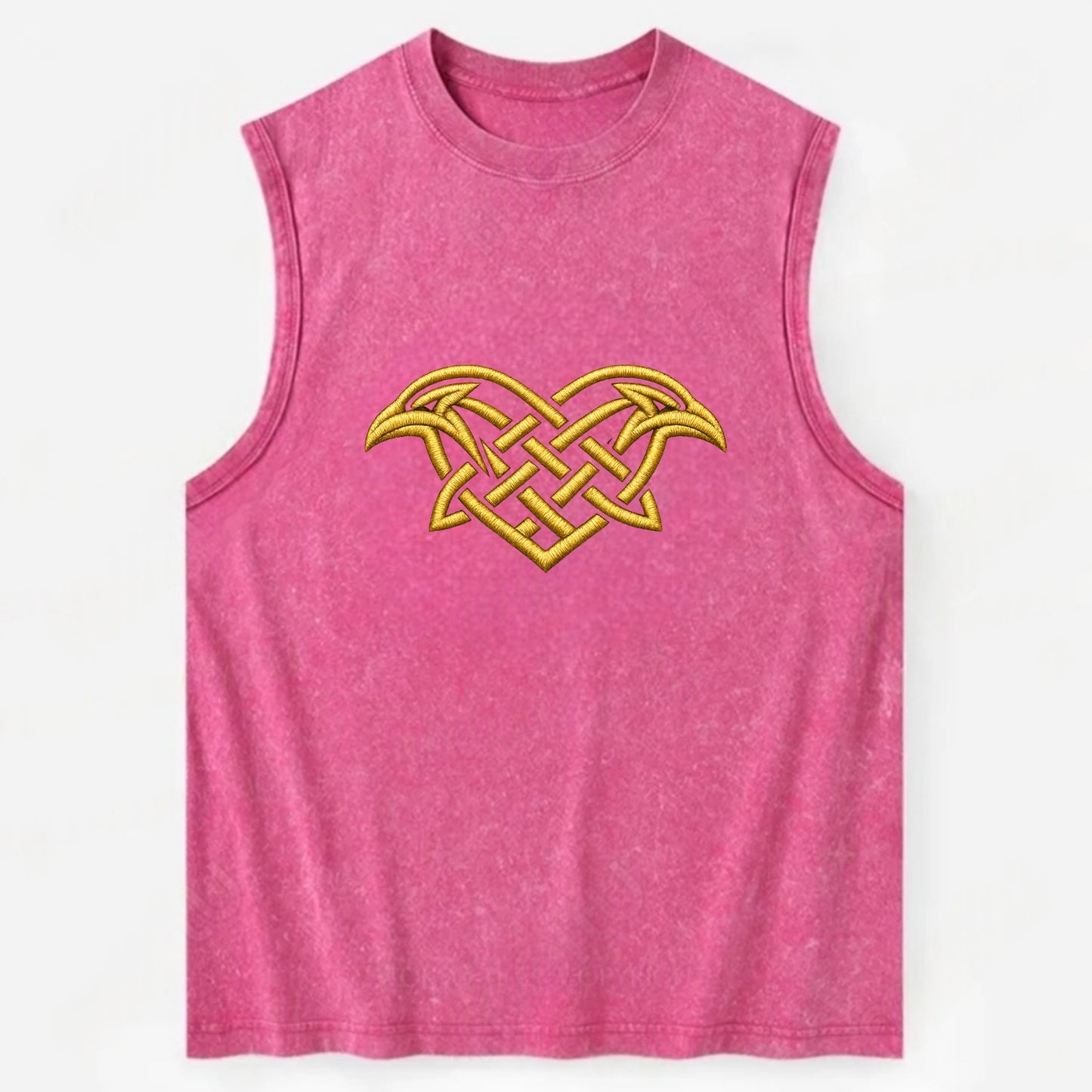 Raven Knot - Vintage Washed Tank - Pink