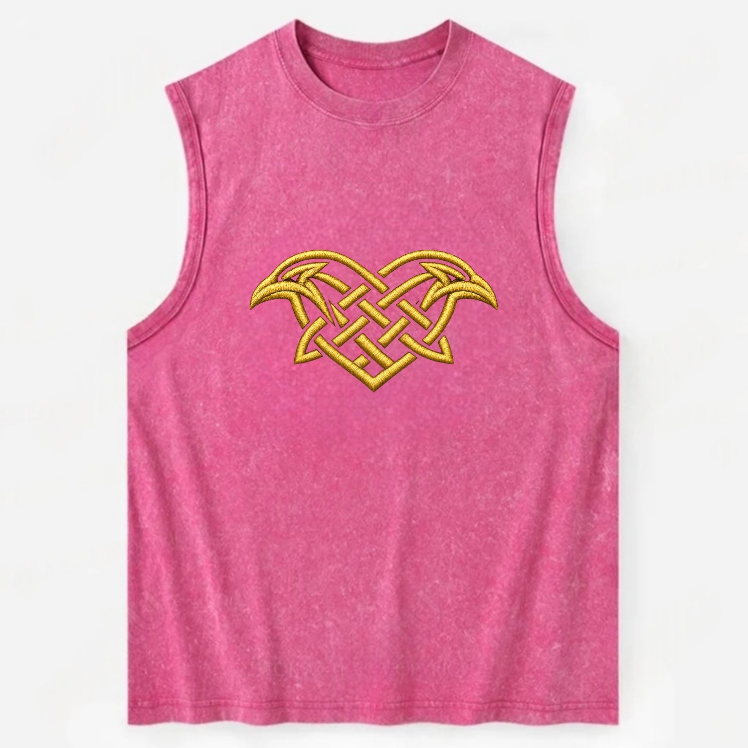 Raven Knot - Vintage Washed Tank - Pink
