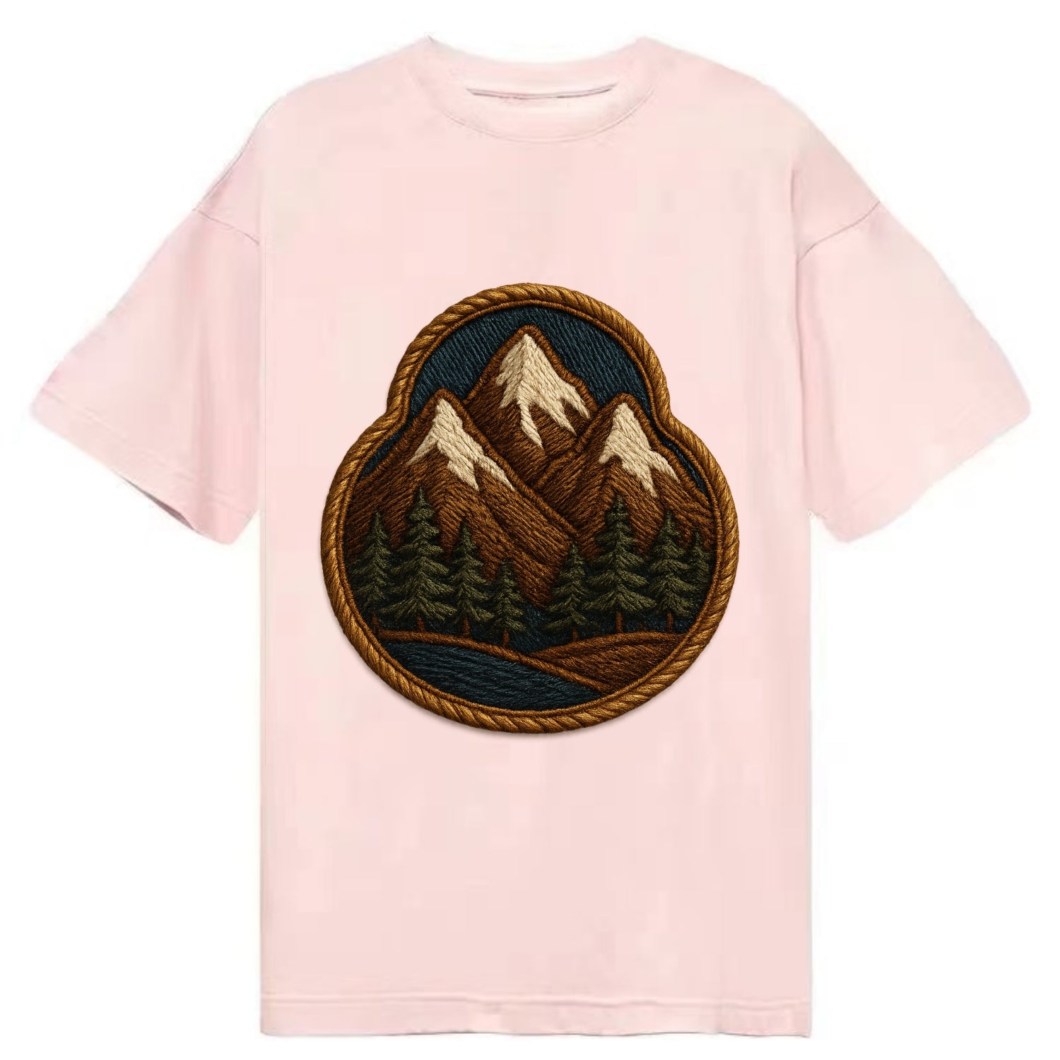 Mountain Range  - Classic T-shirt - Pink