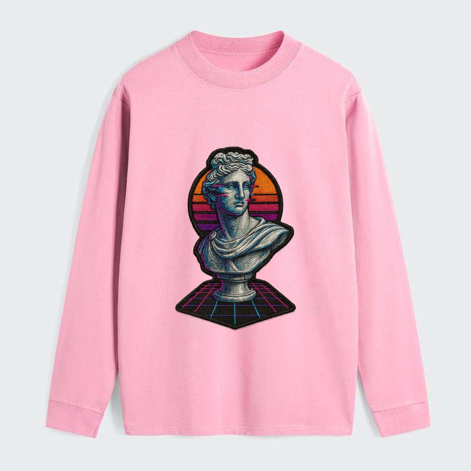 Greek Statue - Classic Long Sleeve Shirt - Pink