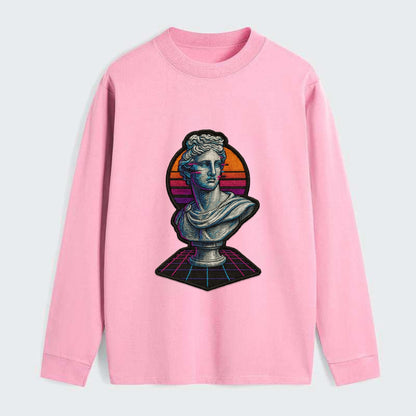 Greek Statue - Classic Long Sleeve Shirt - Pink
