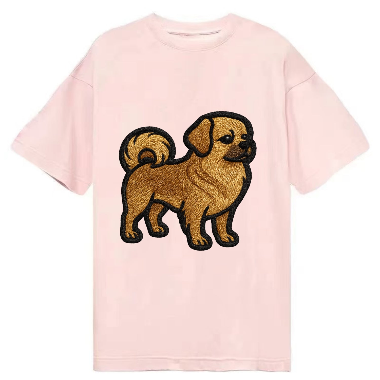 Tibetan Spaniel - Modern Tibetan breed d - Classic T-shirt - Pink