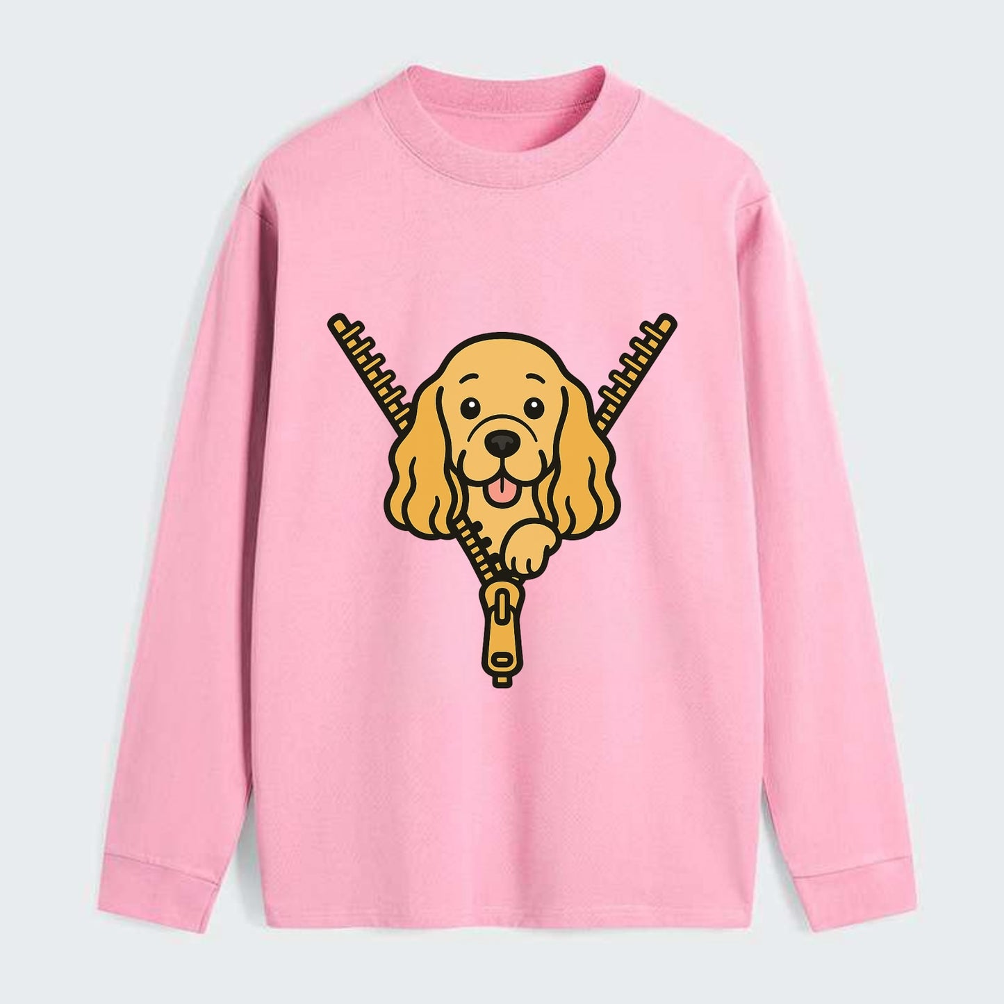 Cocker Spaniel - Classic Long Sleeve Shirt - Pink