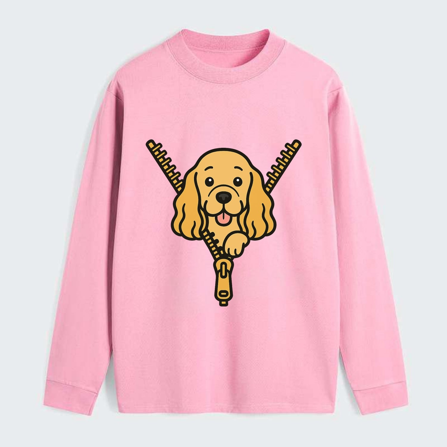Cocker Spaniel - Classic Long Sleeve Shirt - Pink