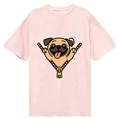 Pug - Classic T-shirt - Pink