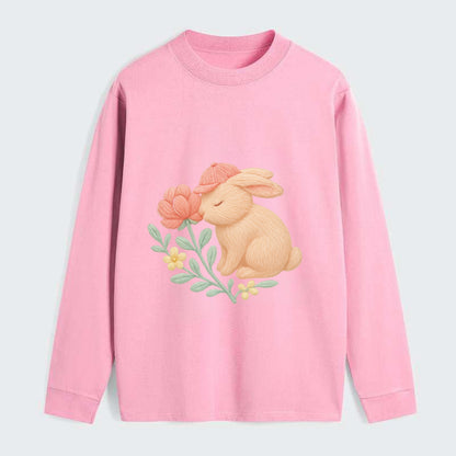 Peach Bunny - Classic Long Sleeve Shirt - Pink