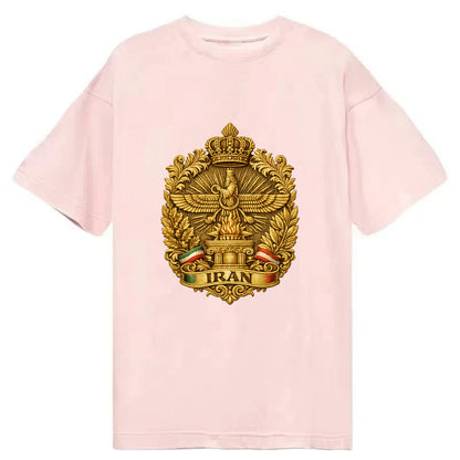 Iran Fire Temple Emblem - Classic T-shirt - Pink